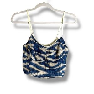 NWT Denim & Supply Ralph Lauren Southwestern Print Cropped Tank Size Large